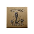 Johnny Slicks After Action Beast Bar soap showing a rectangular bar with a textured surface and branding on the packaging.