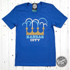 Kansas City Fountain Crown short sleeve graphic tee by The Graphic Tee, featuring a city fountain design on the front.