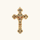Genuine Faith cross blessing home decor from Karma and Luck, decorative metal wall art with intricate design and spiritual symbolism.
