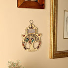 Karma and Luck Tree of Life Blessing home decor featuring a detailed wooden tree sculpture with intricate leaves and roots design.