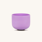 Purple Crown Chakra singing bowl from Karma and Luck, crafted for holistic home decor with intricate patterns and a polished finish.