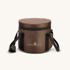Karma and Luck meditation and relaxation singing bowl bag, soft fabric cover for protecting and carrying singing bowls.