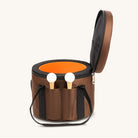 Karma and Luck meditation and relaxation singing bowl bag for home decor, showcasing a padded protective carrying case for singing bowls.