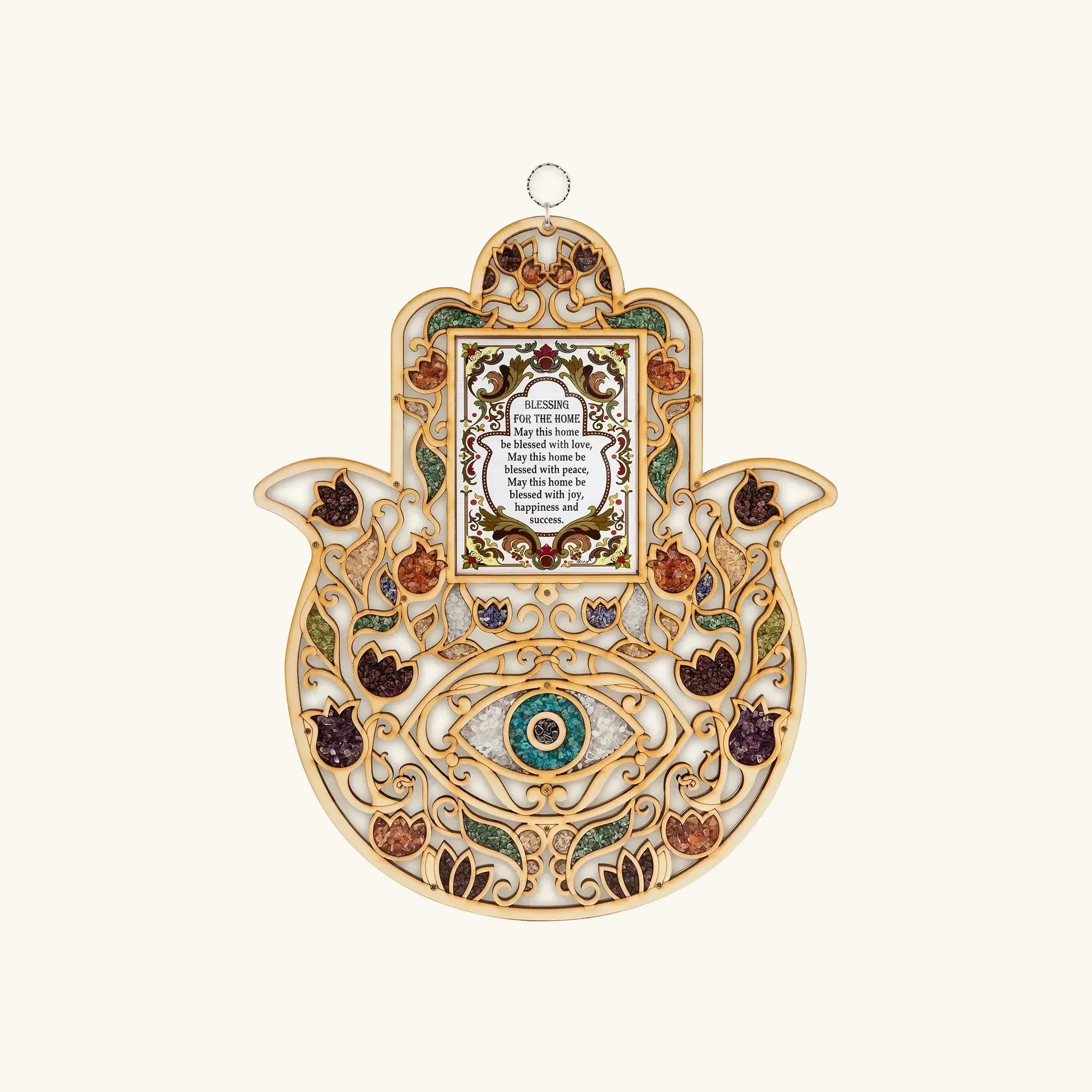 Large Karma and Luck Protected Space Home Blessing decor with intricate design, ideal for enhancing positive energy in a home.