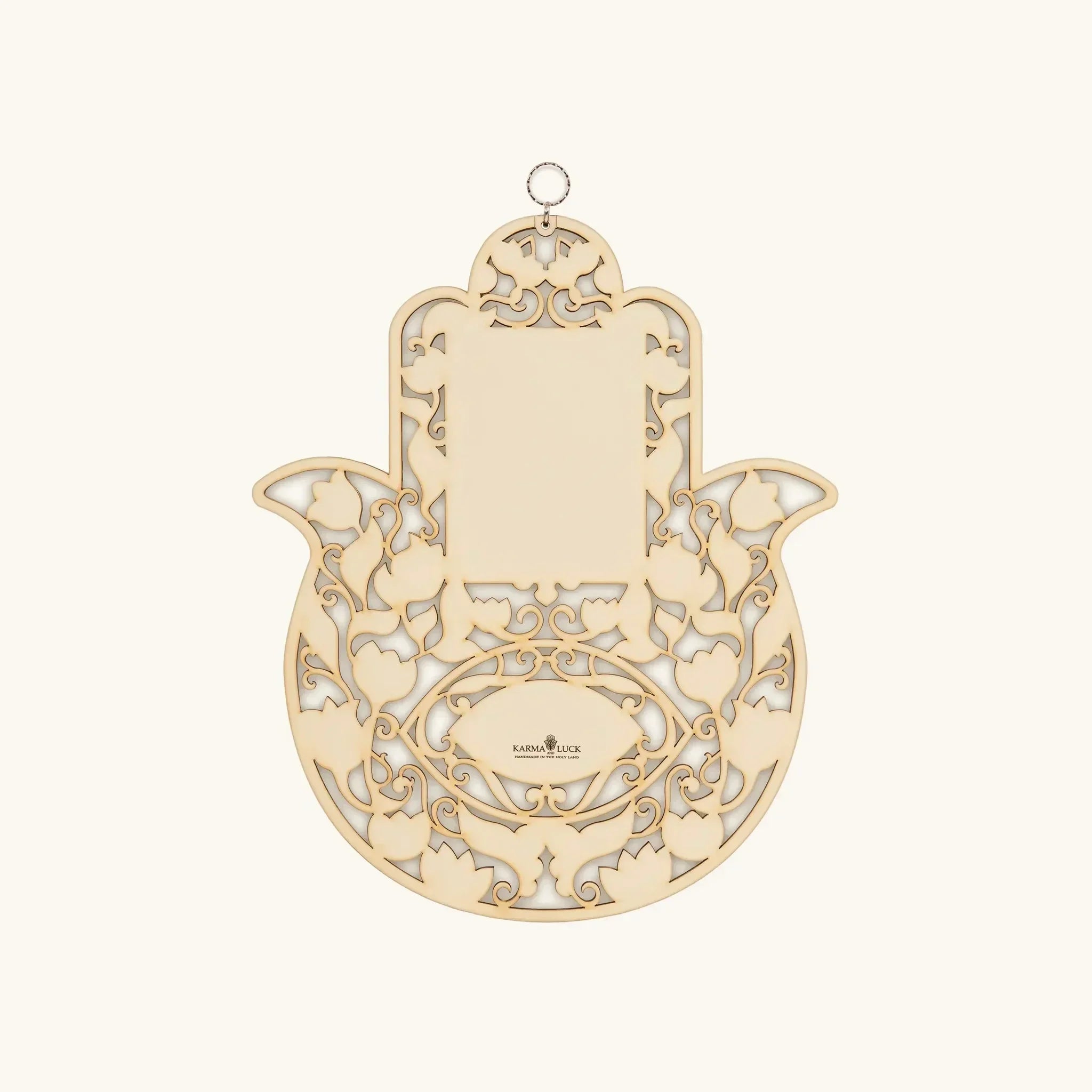 Large Karma and Luck protected space home blessing decor with intricate designs and symbolic elements for positive energy.