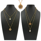 Silver dainty necklace by Katia Designs featuring a small star pendant and the phrase "This Too Shall Pass."