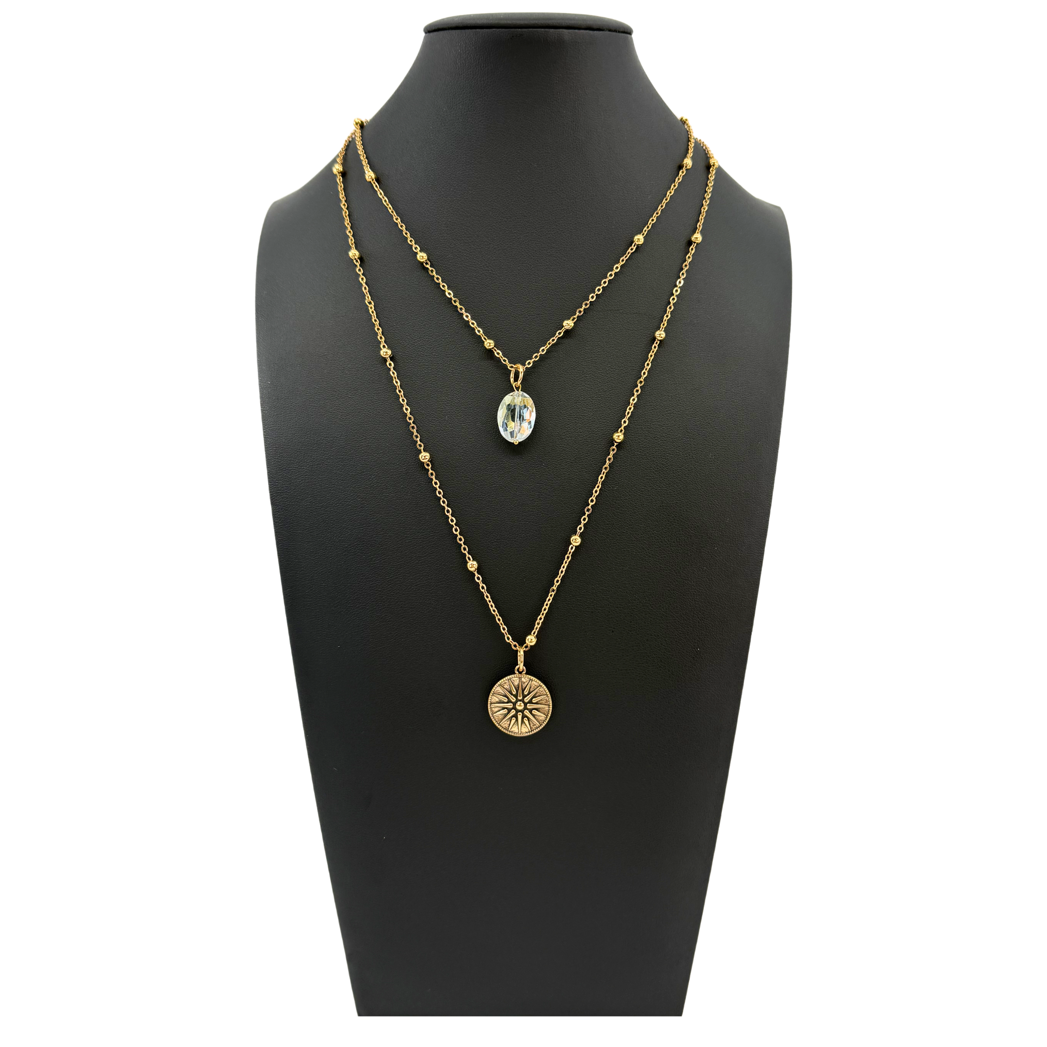 Dainty silver necklace featuring a star pendant from Katia Designs' This Too Shall Pass collection.