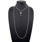 Katia Designs Have Faith essential necklace in antique gold, featuring a delicate pendant with inspirational lettering.