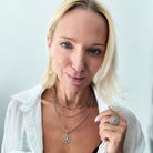 Gold Have Faith Essential Necklace by Katia Designs featuring a delicate pendant on a fine chain.