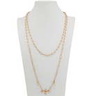 Katia Designs silver I Am Bird long chain necklace featuring a delicate bird pendant on a sleek, extended chain.