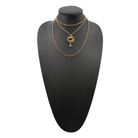 Katia Designs Be You Zodiac Original Lite Necklace in antique gold featuring Aries zodiac symbol on a delicate chain