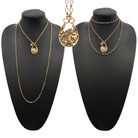 Katia Designs Wild & Free Horse Original Lite Necklace in antique gold with a detailed horse pendant.