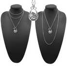 Katia Designs Wild & Free Horse Original Lite Necklace in antique gold, featuring a detailed horse pendant.