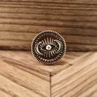 Katia Designs You Do You Third Eye Inspire adjustable ring with a detailed third eye design on silver-toned metal.