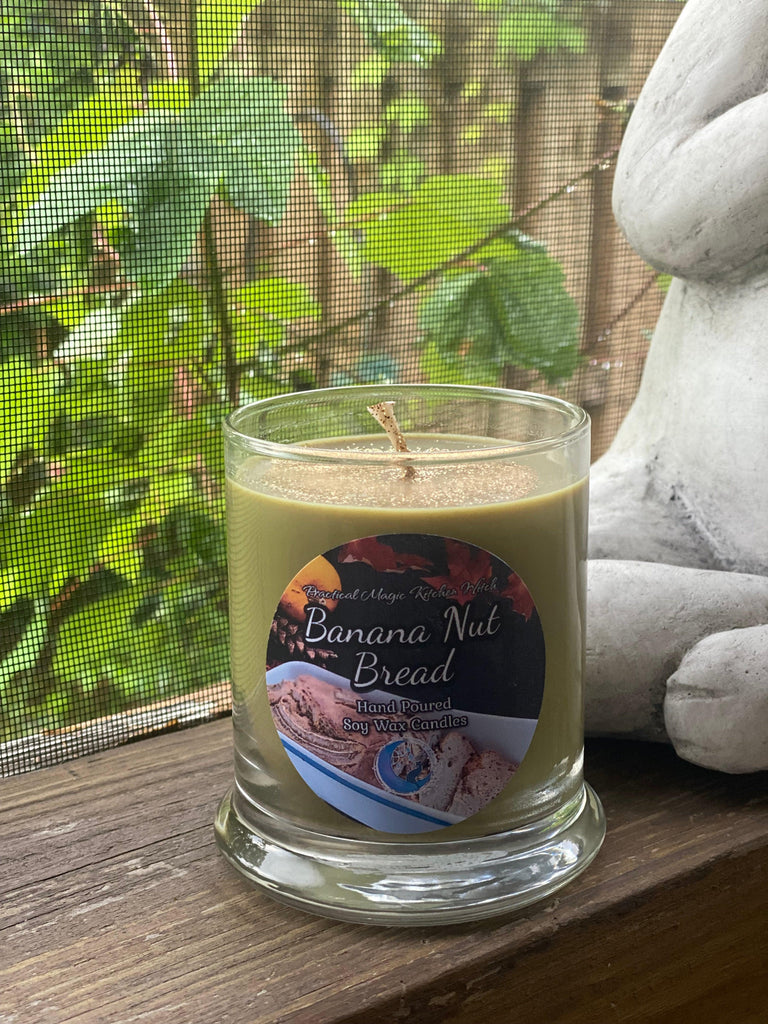Kitchen Witch Banana Nut Bread Candle - Practical Magic Store