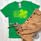 Let's Get Shammered short sleeve graphic tee by The Graphic Tee, featuring a casual, stylish design on a comfortable cotton shirt.