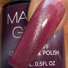 Madam Glam Berry Bold nail polish bottle with vibrant berry-colored polish and stylish packaging.