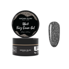 Black Fairy Cream Gel from Madam Glam, a rich black nail gel with a smooth, creamy texture for professional manicures.