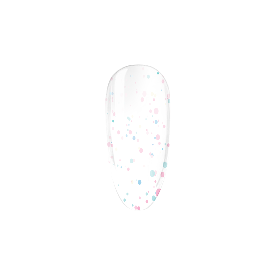 Colorful Glam Sprinkles by Madam Glam, decorative nail art glitter with vibrant, multi-colored accents for creative manicure designs.