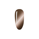 Madam Glam Harvest Glow nail polish bottle with luminous orange and gold shades, showcasing a vibrant, shimmery gel polish.