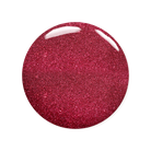 Madam Glam Heart Glow nail polish bottle with a pink heart-shaped cap and glossy pink nail polish inside.