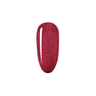 Madam Glam Heart Glow nail polish with a shimmering pink heart design on a clear base.