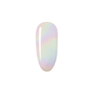 Holographic chrome gel paint by Madam Glam showing a shiny, reflective metallic finish in a close-up shot.