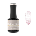 Madam Glam Icicle Kiss No Wipe Top Coat applied on a manicure, showcasing a glossy, smooth finish with an icy effect.