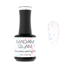Madam Glam Love Sprinkles nail art decorations with colorful, heart-shaped glitter accents for creative manicure designs.
