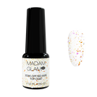 Mini Leaf Bliss nail polish from Madam Glam featuring a sleek, green botanical-inspired bottle design.