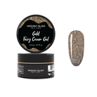 Gold Fairy Cream Gel from Madam Glam featuring a sleek container and a shimmering gold finish, used for nail art and gel manicures.