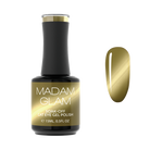 Madam Glam Potion Dust in a jar, showcasing shimmering, colorful powder for cosmetic or nail art use.