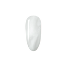 Pure white pearl nail polish from Madam Glam, showcasing a smooth, glossy finish and elegant pearl tone.