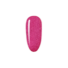 Raspberry Kiss nail polish by Madam Glam featuring a vibrant raspberry pink shade in a sleek bottle.