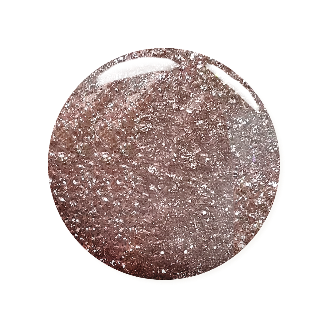 Rose gold fairy cream gel by Madam Glam, featuring a shimmering, smooth gel formula in a decorative jar.