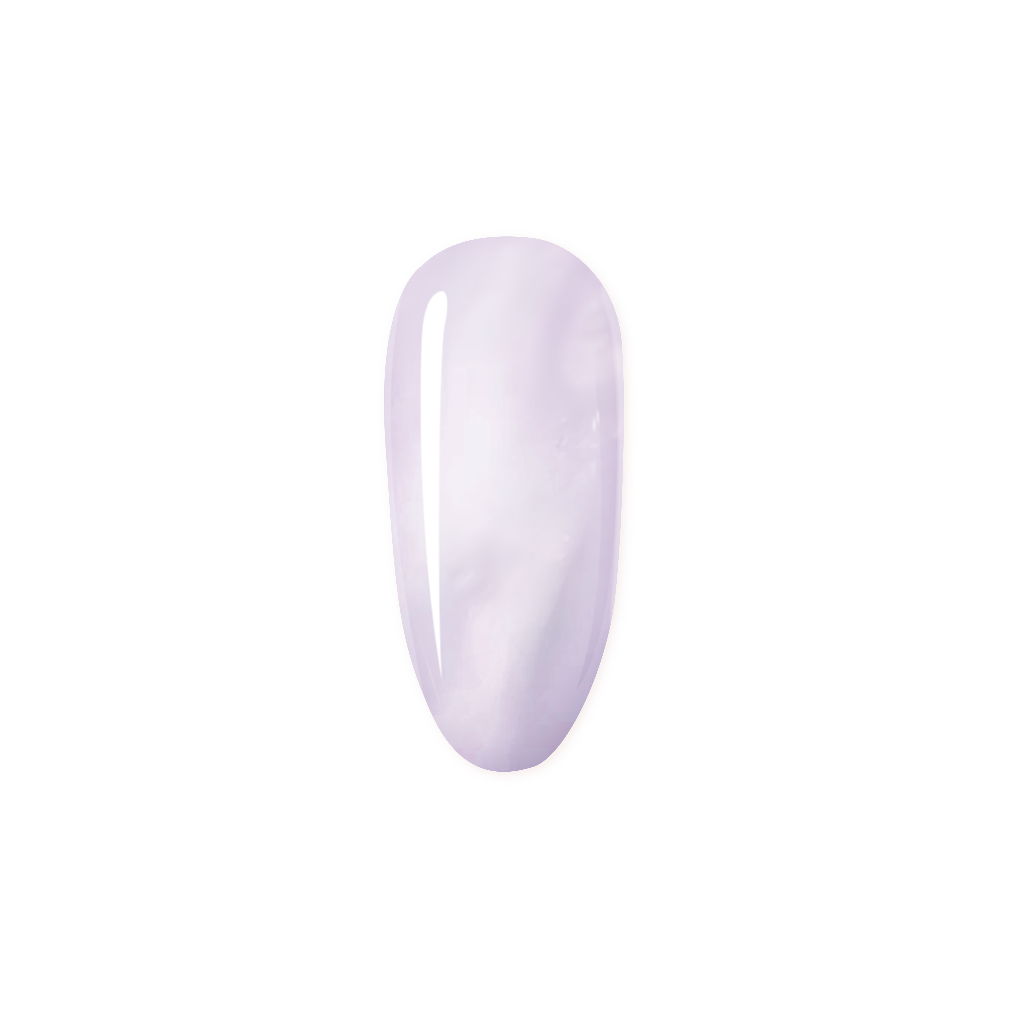 Madam Glam Rosy Lilac Pearl nail polish bottle with a pearlescent lilac color and elegant label, showcasing the product.