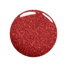 Scarlet red nail polish bottle by Madam Glam with vibrant red color and sleek packaging.