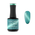 Madam Glam Serene Sky nail polish bottle with light blue shade, displayed with a clean background.