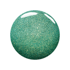 Madam Glam Shamrock Glow nail polish bottle with vibrant green color and shimmer finish, showcased against a plain background.