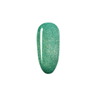Madam Glam Shamrock Glow nail polish bottle with green shade and shimmer finish, displayed against a plain background.