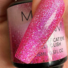 Sparkly Hearts nail art design by Madam Glam featuring shimmering heart patterns on a stylish manicure.