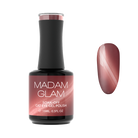 Madam Glam Sweet Merlot nail polish bottle with deep red color and glossy finish.