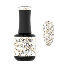 Madam Glam Touches of Gold nail polish bottle with gold-colored cap and clear label, displayed against a plain background.