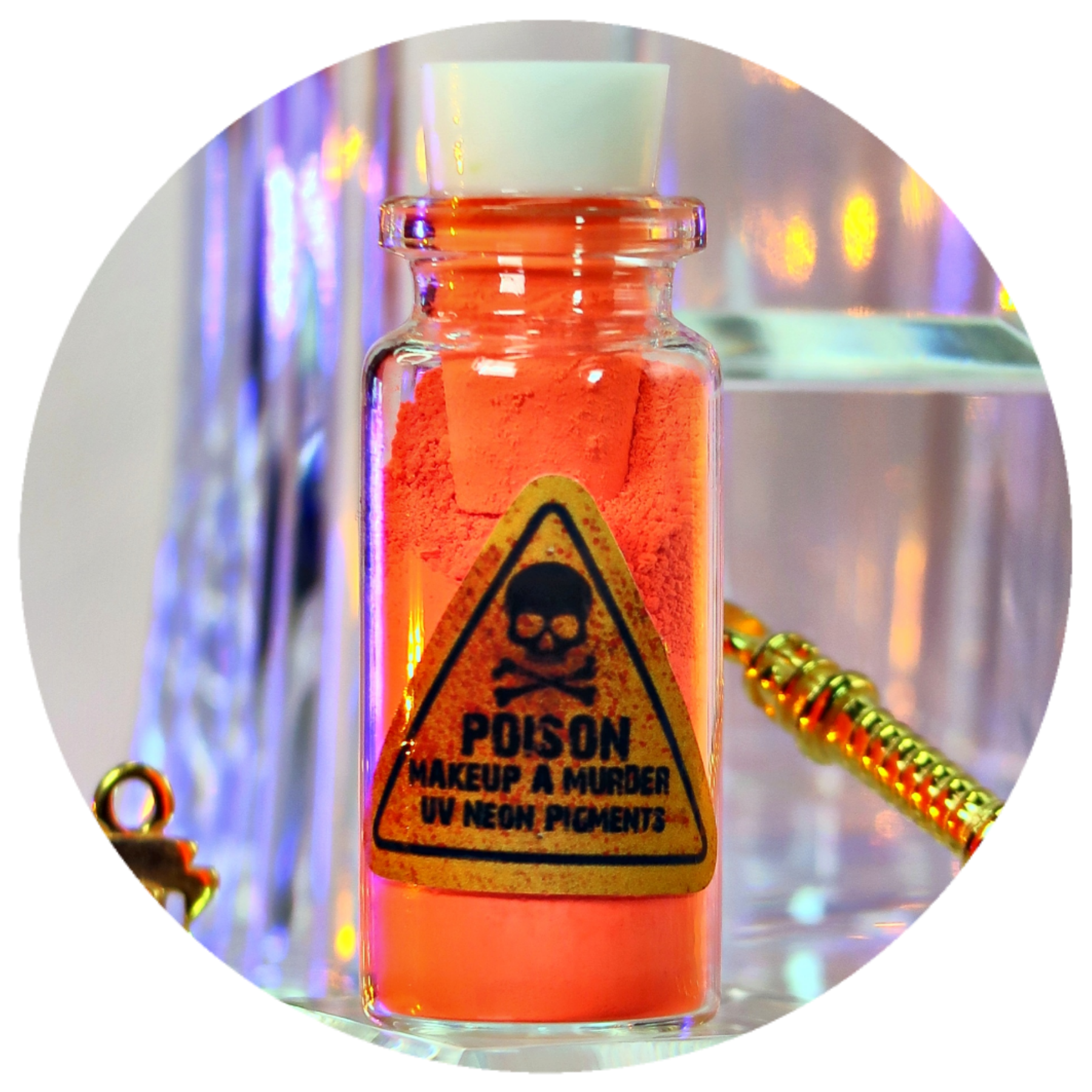 Poison Neon Pigments™ bundle by Makeup A Murder, INC featuring vibrant neon makeup pigments in colorful containers.