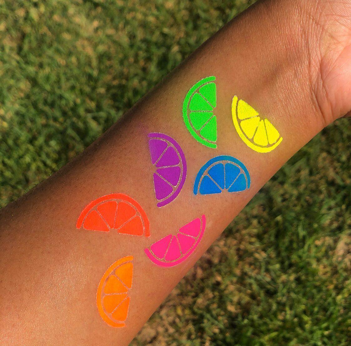 Makeup A Murder, INC Poison Neon Pigments bundle featuring vibrant neon eyeshadow pigments in colorful packaging.