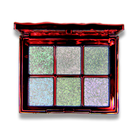 Bad Blood Death Metals Eyeshadow Palette by Makeup A Murder, INC featuring dark, metallic eyeshadow shades in a compact palette.