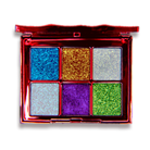 Makeup A Murder, INC Bad Blood eyeshadow palette with dark and vibrant shades for bold eye looks.