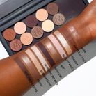 Makeup A Murder, INC Bloodshed eyeshadow lineup featuring a variety of bold, richly pigmented eye shadow shades.