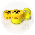 Makeup A Murder, INC Toxic Waste Neon Eyeliner Collection featuring vibrant, colorful eyeliner pencils with neon finishes.