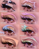 Makeup A Murder, INC Toxic Waste Neon Eyeliner Collection with vibrant, colorful eyeliner pencils in bold neon shades.